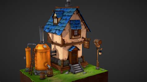 Medieval Brewery - 3D model by Vincent (@vboichut) [5e29564] - Sketchfab