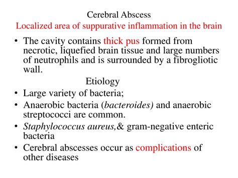 PPT - Infections of the Brain Parenchyma PowerPoint Presentation, free ...