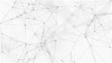 Abstract White Digital Background. Big Data Visualization. Science Background. Big Data Complex ...