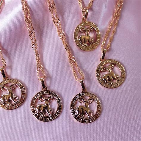 Aries Necklace / Zodiac Necklace / Star Sign Necklace / Aries - Etsy