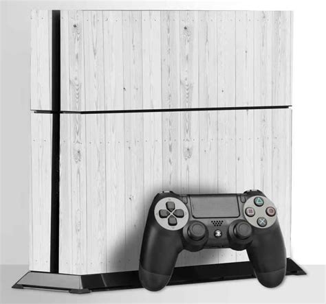 White Texture PS4 Skin Sticker - TenStickers