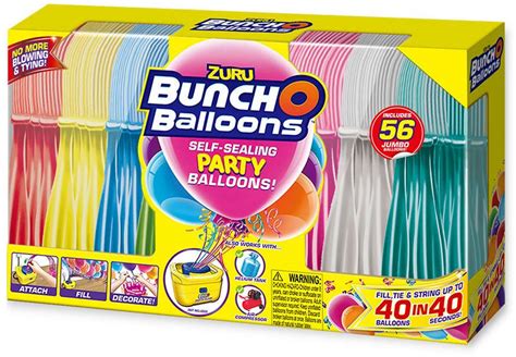 Zuru Bunch O Balloons Self-Sealing Party Balloons, 56 ct — Goisco.com