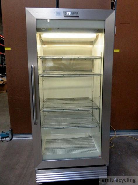 Frigidaire FCGM201RFB1 Commercial Stainless Steel Glass Door Refrigerator Fridge | eBay