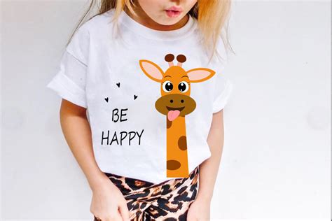 Funny Giraffe Svg, Cute Giraffe Clip Ar Graphic by Lillyrosy · Creative Fabrica