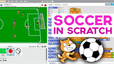 Advanced Scratch Tutorial: Making a Soccer Game | Part 1 - YouTube