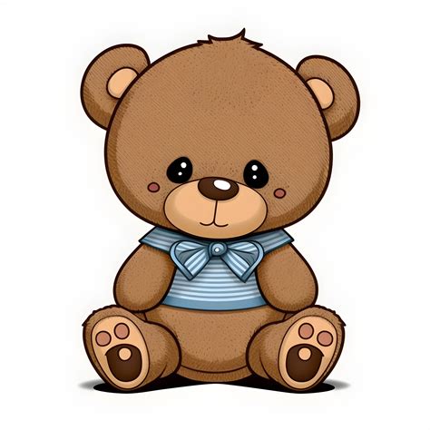 Cute Teddy Bear Clipart - Etsy