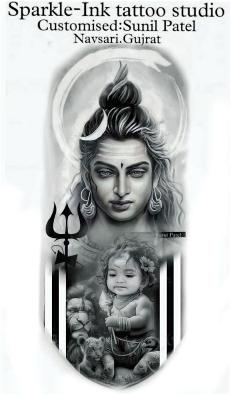 Shiva tattoo.mahadev tattoo.bholenath tattoo.mahakaal tattoo.shiv ...