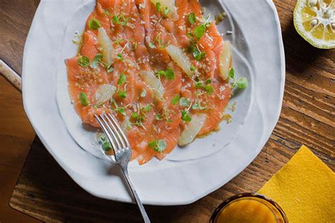 Salmon carpaccio - NZ Herald | Recipe | Seafood recipes, Carpaccio ...