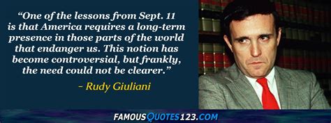 Rudy Giuliani Quotes on People, Time, Greatness and World