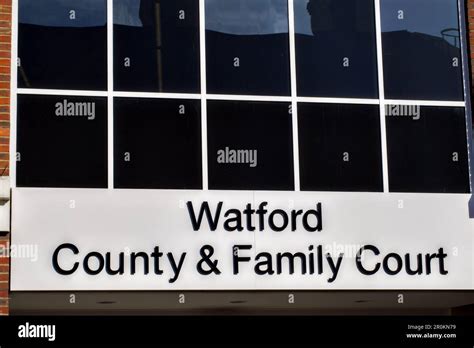 Watford County & Family court, King Street, Watford, Herts, England, UK ...