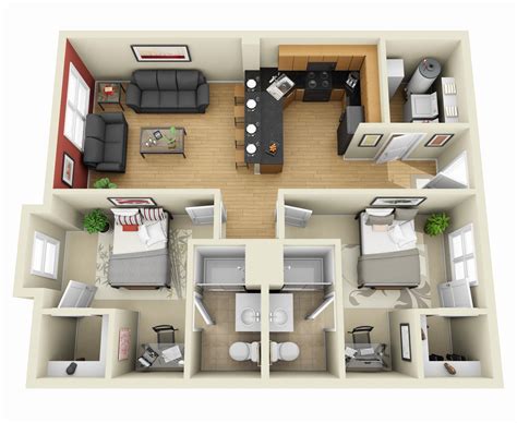 3D Floor Plan Free Online - Anyone can create photorealistic 3d renders of the interiors they ...