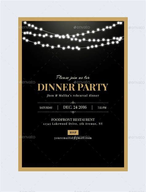 11 Exquisite a Birthday Dinner Invitation Template Wallpaper - Birthday ...