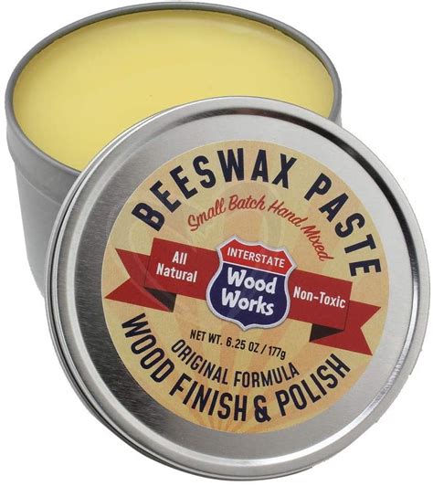 Interstate WoodWorks Beeswax Paste Wood Finish & Polish - 6.25 oz. - Walmart.com - Walmart.com