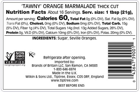 Tawny Orange Marmalade – Brands of Britain