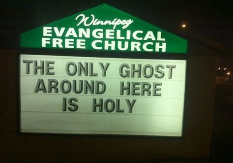 Halloween Church Signs (Updated as More Come In!) | Church sign sayings, Funny church signs ...