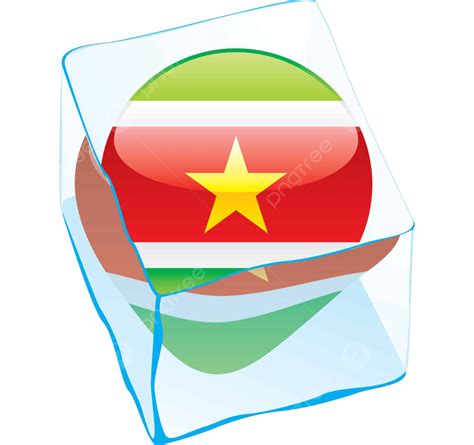 Suriname Button Flag Frozen In Ice Cube Retro World Drop Vector, Retro, World, Drop PNG and ...
