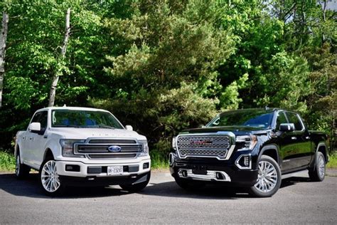 Pickup Comparison: 2019 Ford F-150 Limited vs. GMC Sierra Denali | Driving