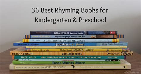 36 Best Rhyming Books for Kindergarten that Kids Love