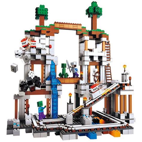 The Mine 922pcs Compatible Lego MY WORLD Minecrafted model building Blocks set brick action ...