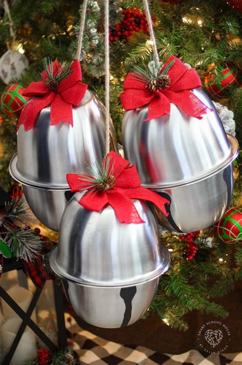 How to Make Giant Jingle Bells with Silver Mixing Bowls!