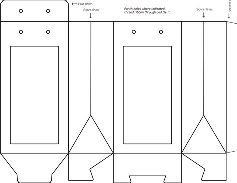 Pop Up Box Template Printable - Printable Templates