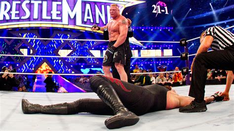 WWE Full Match: The Undertaker vs. Brock Lesnar: WrestleMania 30 | 21-1 ...