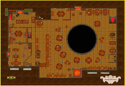 Yawning Portal Tavern Battlemap : r/battlemaps