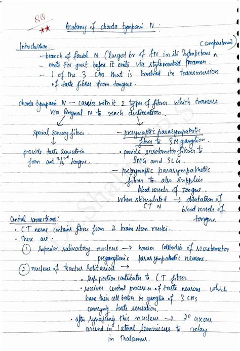 SOLUTION: Chorda tympani nerve anatomy - Studypool