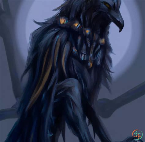 Digital Art Of Anthro Raven, Demon | Artificial Design