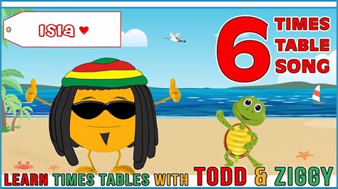 6 Times Table Song (Learning is Fun The Todd & Ziggy Way!) | Times tables, Multiplication songs ...