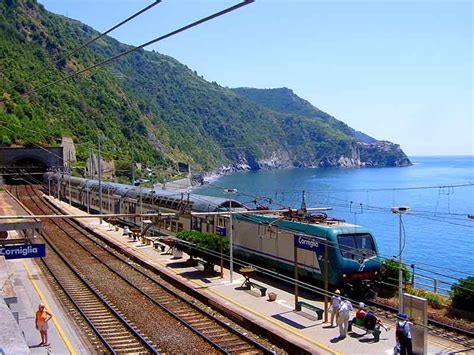 Train Map Cinque Terre Italy