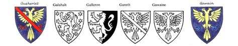 Arthurian Heraldry Clipart