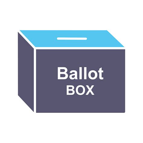 Ballot Box Vector Icon 18800718 Vector Art at Vecteezy