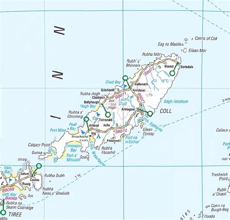 Isle of Coll Map