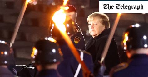 Angela Merkel adds a touch of punk to her pomp as she retires with ...