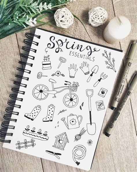 20 stunning Spring Bullet Journal Ideas Doodles and Inspiration