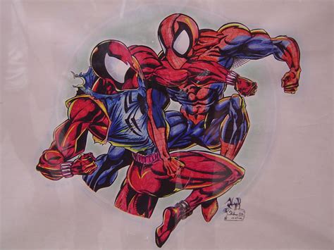 Spiderman Vs Scarlet Spider by HollmanOB on DeviantArt