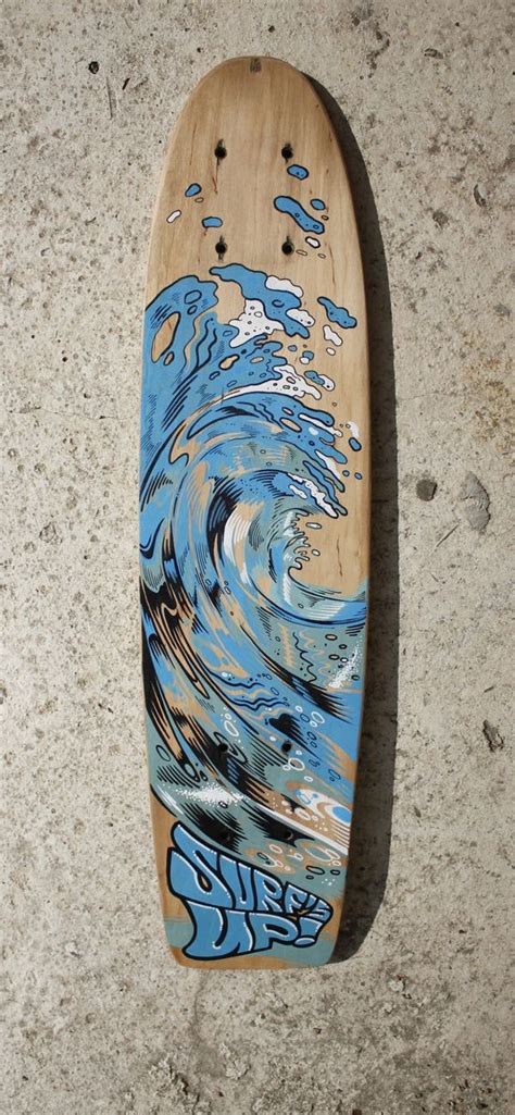 Full custom skateboard project | Skateboard deck art, Skateboard art ...