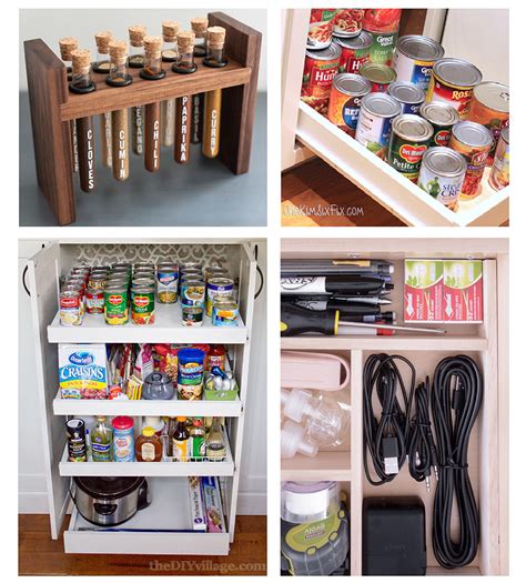 15 Great Kitchen Organization Ideas and DIY's - The DIY Village