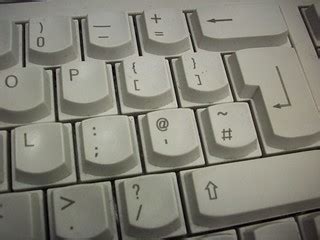UK keyboard | Note the @ where (I believe) American keyboard… | Flickr