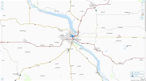 Dubuque, Iowa Map