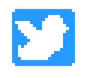 twitter logo | Pixel Art Maker