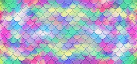 Mermaid Scales Seamless Gradient Rainbow Texture Background, Rainbow, Mermaid Scale, Scale ...