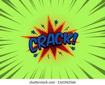 Crack Comic Book Speech Bubble Loud Stock Vector (Royalty Free) 1161962566 | Shutterstock