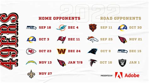It's Official! 49ers Reveal 2022 Season Schedule
