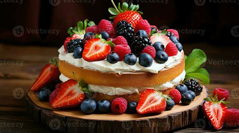 AI generated dessert celebrate cake food 35496948 Stock Photo at Vecteezy