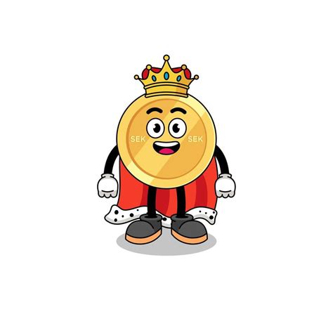 Mascot Illustration of swedish krona king 20076736 Vector Art at Vecteezy