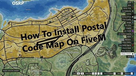 [FiveM] How To Add a Postal Code Map (Client Side) - YouTube