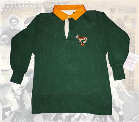 SOUTH AFRICA RUGBY JERSEYS - SPRINGBOKS - WORLD RUGBY MUSEUM