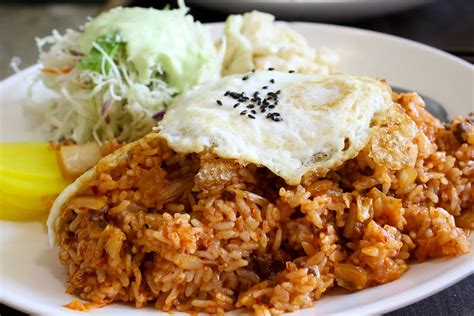 Delicious kimchi fried rice :9 | @ K-Town Galleria Food Cour… | Flickr